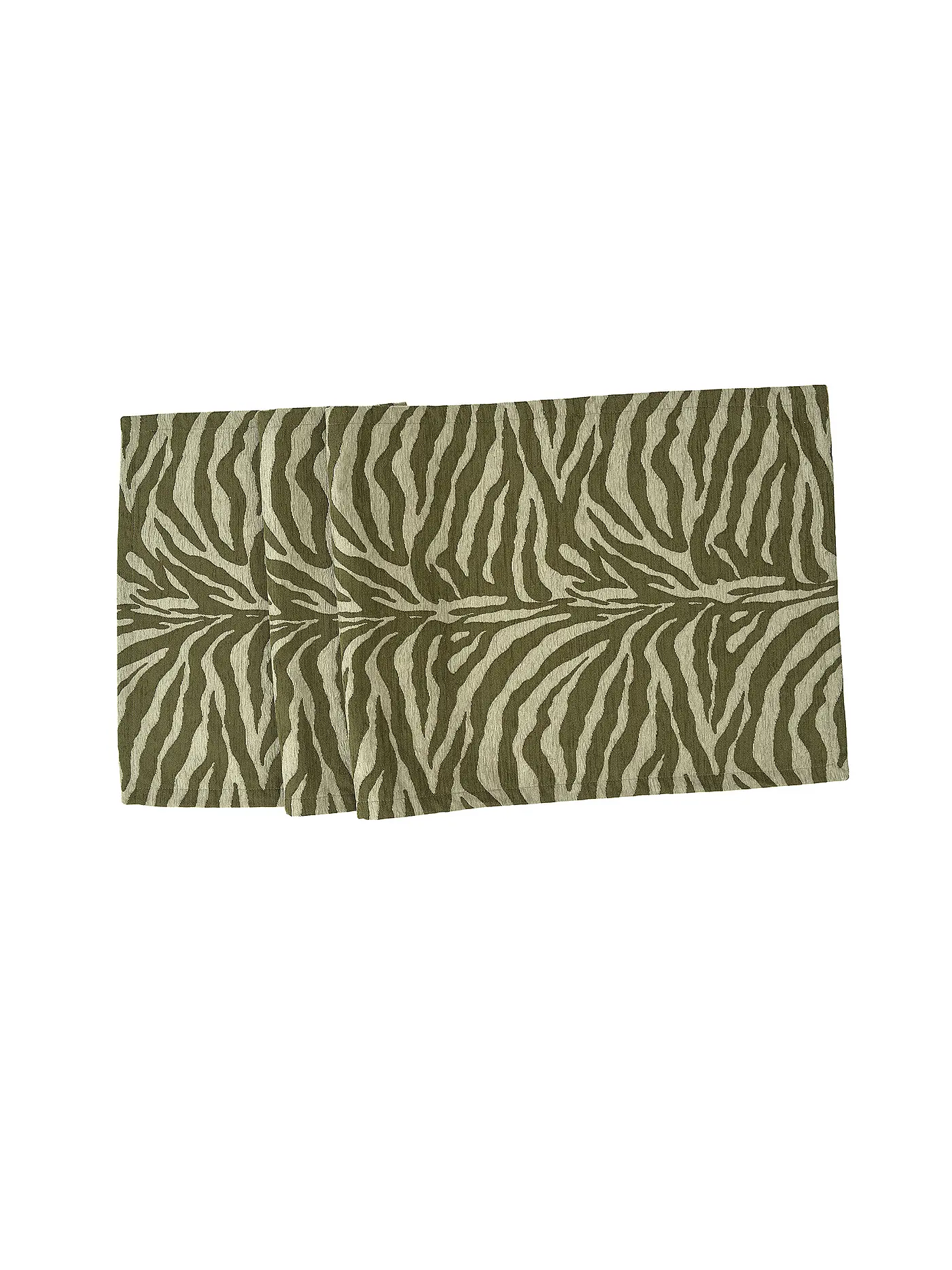 SANDER | Tischläufer KIPO 50x140cm DK Taupe | olive